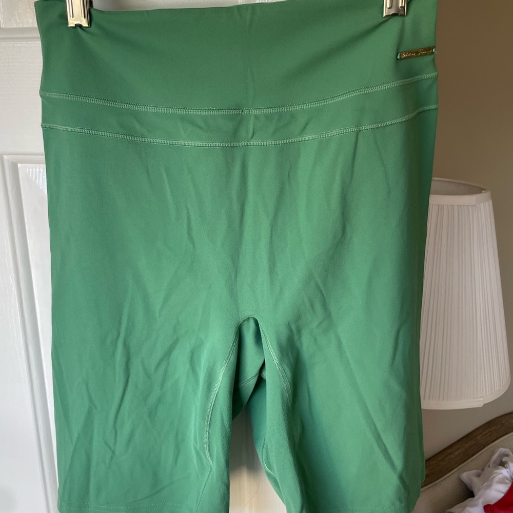 Gymshark Green Bike Shorts Elastic Waist Lightweight